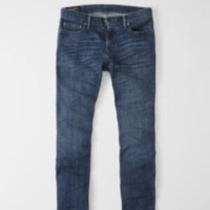 Abercrombie & Fitch Men's Straight Stretch Jean  32x32